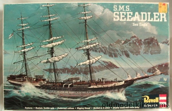 Revell 1/232 SMS Seeadler (Sea Eagle) German WWI Commerce Raider, H331-300 plastic model kit